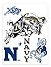 me & my BIG ideas laptopSTICKS Removable Laptop Stickers, United States Naval Academy (Navy) Midshipmen