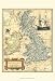 British Isles Map Art Poster Print, 13x19