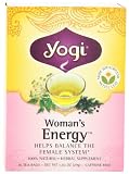 Yogi Woman's Energy, Herbal Tea Supplement, 16-Count Tea Bags (Pack of 6)