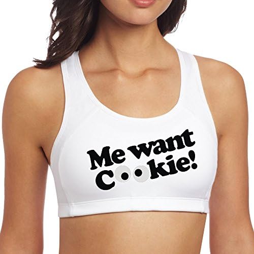 Comfortable Me Want Cookie! Freedom Workout Sport Bra No Pad Bra