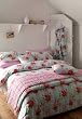 Cath Kidston Roses Duvet Cover, Blue Floral, Double Bed, 200 x 200 cm