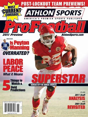 2011 Athlon Sports NFL Pro Football Magazine Preview- Kansas City Chiefs Cover