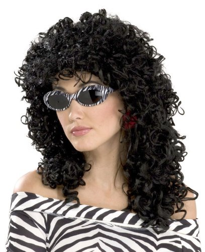 Wild Curl Black Wig
