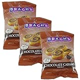Brach's Soft & Chewy Carmel Creations 4 Ounce - 3 Pack (Chocolate Carmel Swirls)
