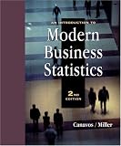 An Introduction to Modern Business Statistics (with CD-ROM)
