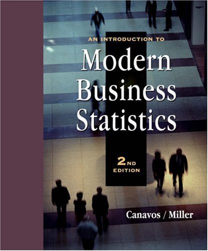An Introduction to Modern Business Statistics (with CD-ROM)