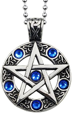 Men Fashion Vintage Necklace Titanium Steel Pendant Retro Sweater Chain Long-chain