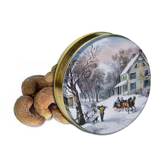 2 lb Extra Large Roasted Cashews Tin - Currier & Ives by Catoctin Kettle Korn
