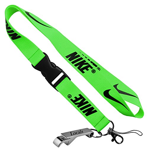 neon green nike lanyard