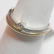14K Two-Tone Gold Diamond Promise Ring