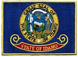 Idaho State Flag Embroidered Patch Iron-On ID Emblem