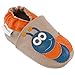 Momo Baby Infant/Toddler Hungry Caterpillar Soft Sole Leather Shoes