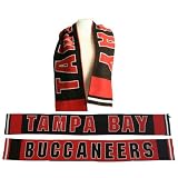 Tampa Bay Buccaneers 2-Sided Acrylic Scarf (Measures 8" Wide x 60" Long)