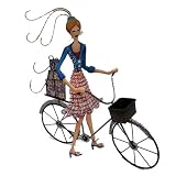 Bicycle Girl Jewelry Holder (Blue)