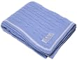 Nautica Baby Cable Knit Blanket, Light Blue Nautica Baby Cable Knit Blanket, Light Blue