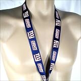 NEW YORK GIANTS OFFICIAL LOGO LANYARD KEYCHAIN
