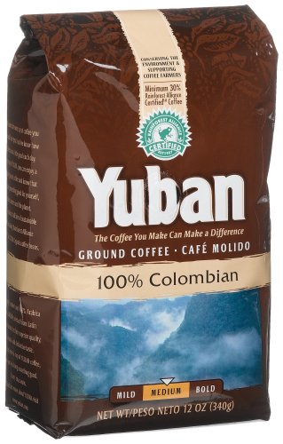 Yuban 100% Columbian Ground Coffee, 12-Ounce Bags (Pack of 6)