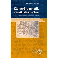 Kleine Grammatik des Altisl�ndischen