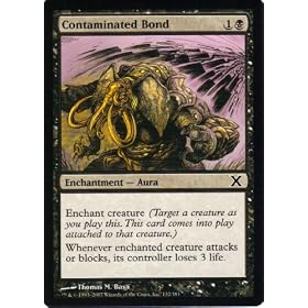Contaminated Bond Playset of 4 (Magic the Gathering : 10th Edition #132 Common)