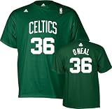 Shaquille O'Neal adidas Green Name and Number Boston Celtics T-Shirt