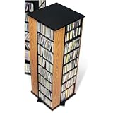 4-sided Spinning Tower (Black) By Prepac (OMS-0800)
