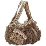[カシュカシュ] cachecache ラビットファーニットバッグ