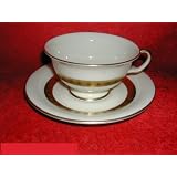 Castleton China Golden Classic Cups and Saucers by CASTLETON CHINA