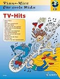 Produkt-Bild: Piano-Hits f&uuml;r coole Kids: TV-HITS (+CD) mit Bleistift -- 14 beliebte TV-Hits u.a. mit BIENE MAJA und DIE SENDUNG MIT DER MAUS leicht arrangiert f&uuml;r Klavier (Noten/sheet music)