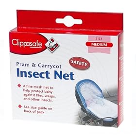 Clippasafe Pram & Carrycot Insect Net (Medium)