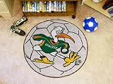 29 Round Miami Hurricanes Soccer Mat