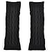 World Pride Cable Knit Cotton Slouch Arm Warmer Winter Fingerless Long Gloves