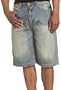 Akademiks Men's Field Emb Short,Light Indigo,40