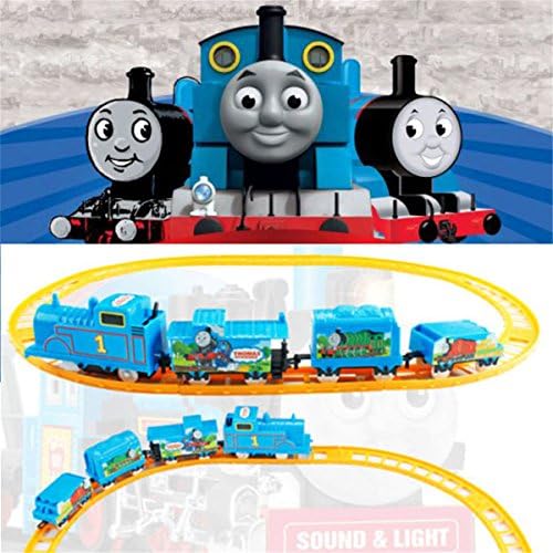Handcrafted Electric Train Tomas Set Boy Kids Educational Toys Christmas Gift