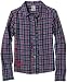 Roxy Girls 7-16 Hope For You Long Sleeve Plaid Button Down Shirt
