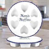 Personalized Heart Muffin Pan
