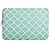 Laptop Sleeve, Mosiso Quatrefoil / Moroccan Trellis Style Canvas Fabric 13-13.3 Inch Laptop / Notebook Computer / MacBook / MacBook Pro / MacBook Air Sleeve Case Bag Cover, Hot Blue