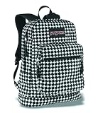 JanSport LiveWire Superbreak Live Backpack (Black/White Punky Houndstooth)