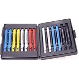 Buy 14pc Jig Saw Blade Set for Cutting Wood, PVC, Plastic,+ by Pit Bull