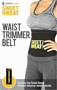 Sweet Sweat Premium Waist Trimmer. Includes Free Sample of Sweet Sweat Workout Enhancer!