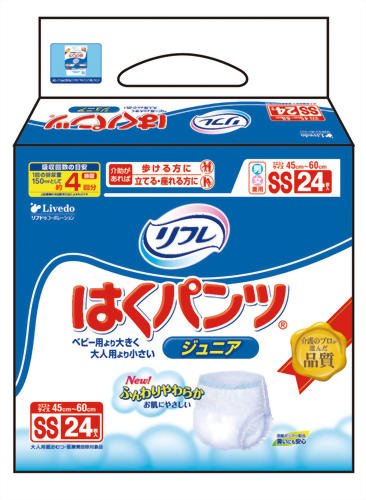 リブドゥリフレ はくパンツ ジュニア SS 24枚 リブドゥコーポレーション