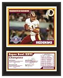 Washington Redskins Sublimated 12x15 Plaque - Super Bowl XXVI - Framed NFL Photos, Plaques and Collages