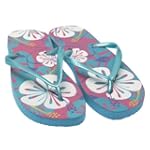 Tongs d'�t� � motif floral pour dames