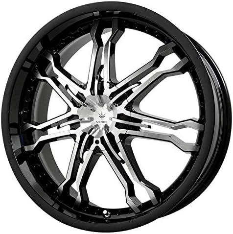 Verde Calibre 17 Black Wheel / Rim 6x5 with a 42mm Offset and a 78.3 Hub Bore. Partnumber V29-771942B