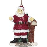 Mississippi State Bulldogs NCAA Welcome Home Santa Tree Ornament