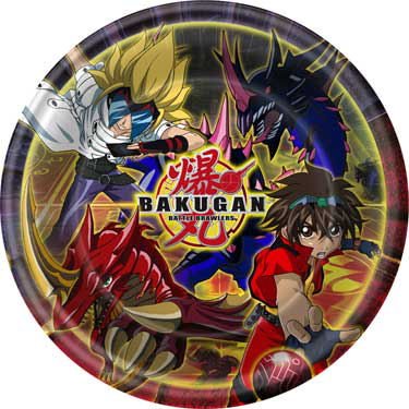 Bakugan Dessert Plates 8ct