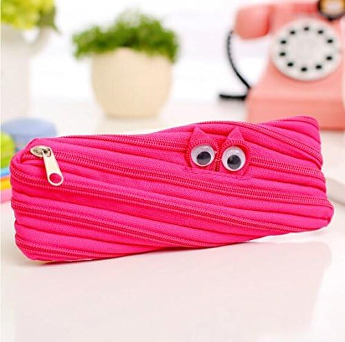 pencil case material escolar lapices bag school supplies kalem kutu pencilcase estojo estuche korean pen box Color:Rose red