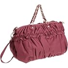 [カシュカシュ] フリルギャザー洗い合皮2WAYバッグ