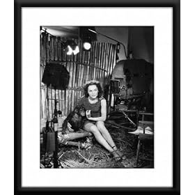 Maureen O'sullivan Framed And Matted 8x10 B&W Photo (Tarzan and His Mate)