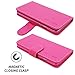iPhone 6 / 6s Case, Snugg® - Leather Wallet Cover Case with Lifetime Guarantee (Hot Pink) for Apple iPhone 6