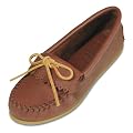Deerskin Soft-T Moccasin by Minnetonka in Carmel